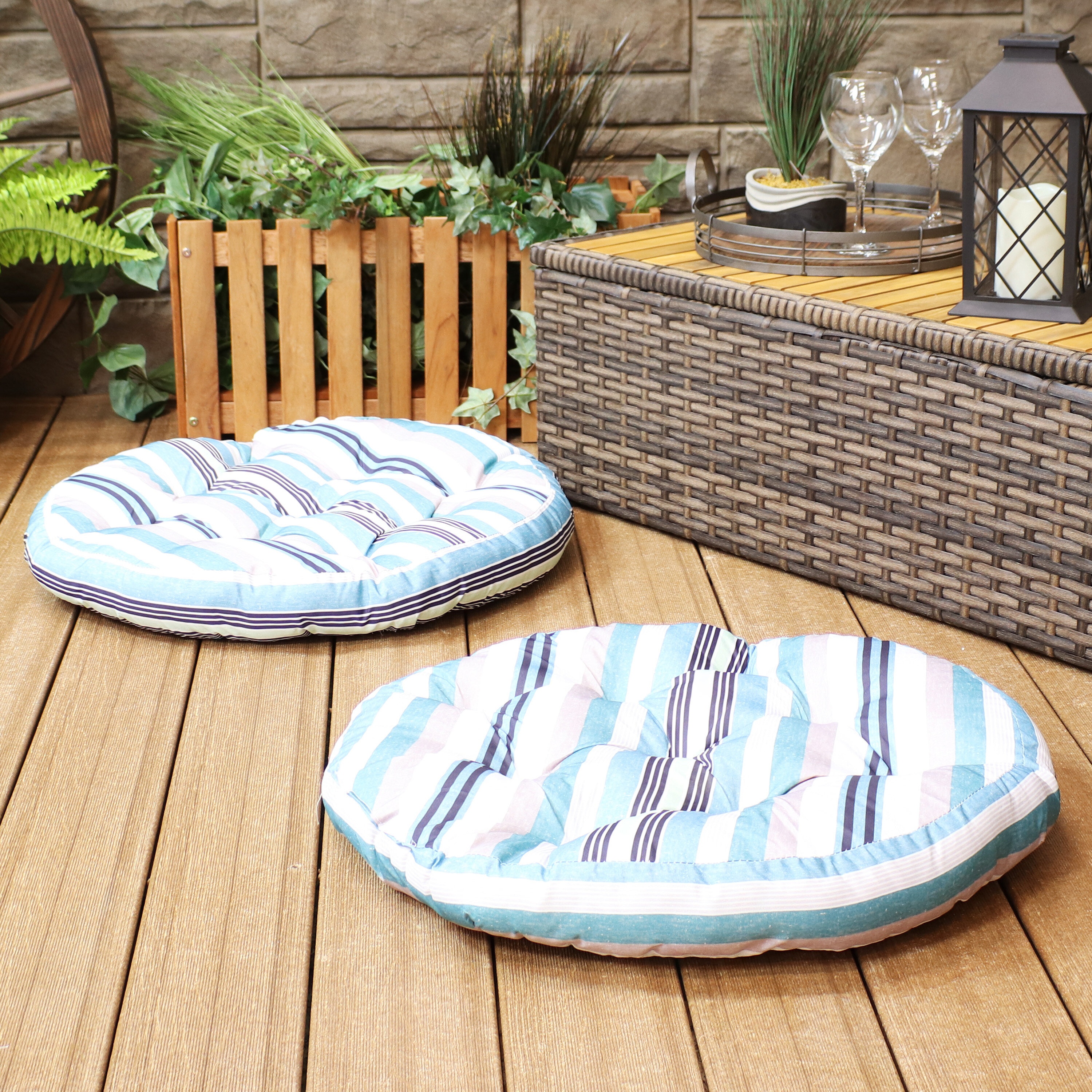 Round Chair Cushions Floor Pillows Thick Soft Indoor Outdoor Chairs Seat  Pads
