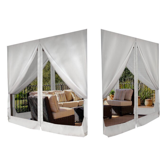 Draped Mosquito Netting