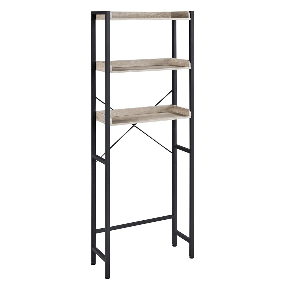 Dundee Metal, Manufactured Wood Freestanding Over-The-Toilet Storage