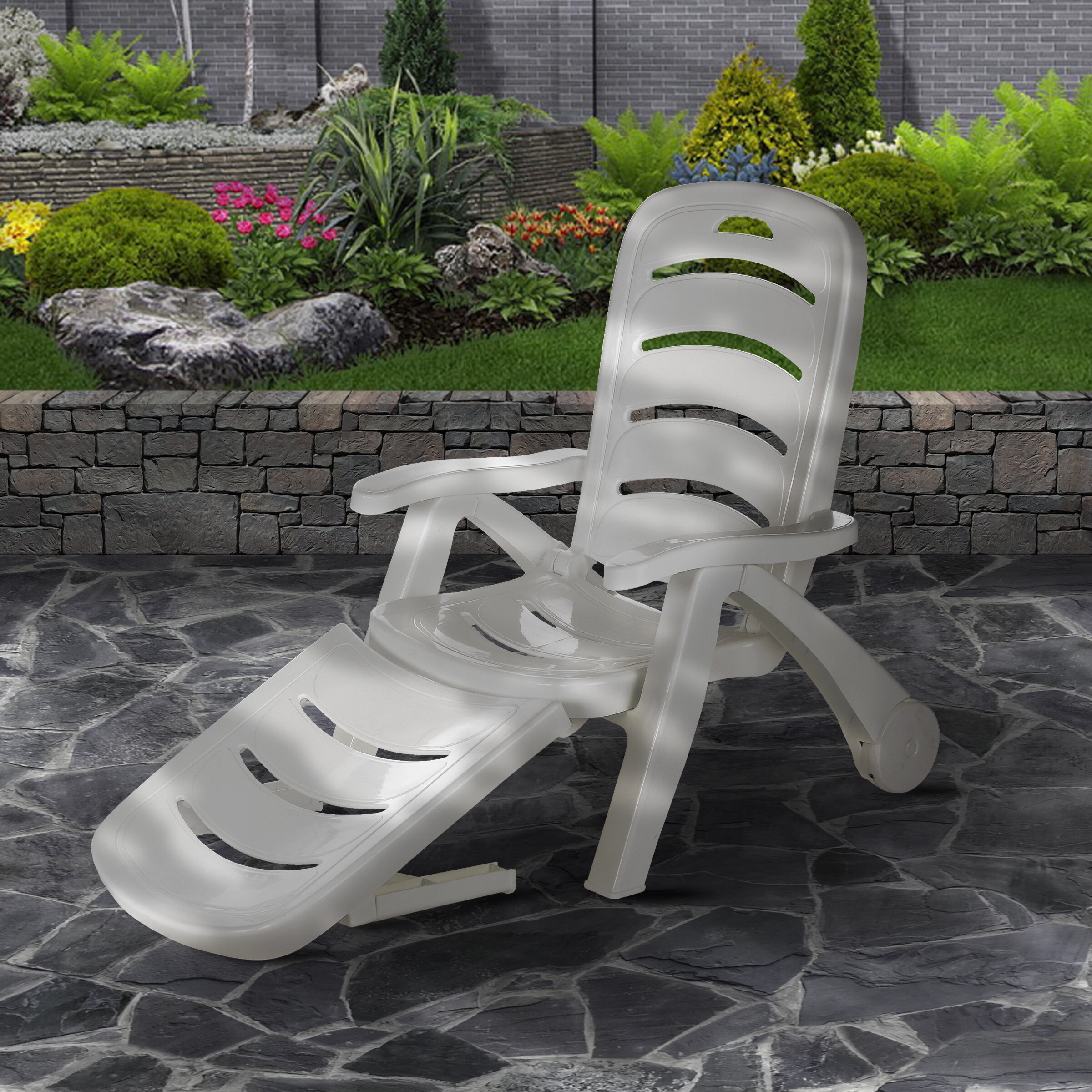 Pvc pool store loungers