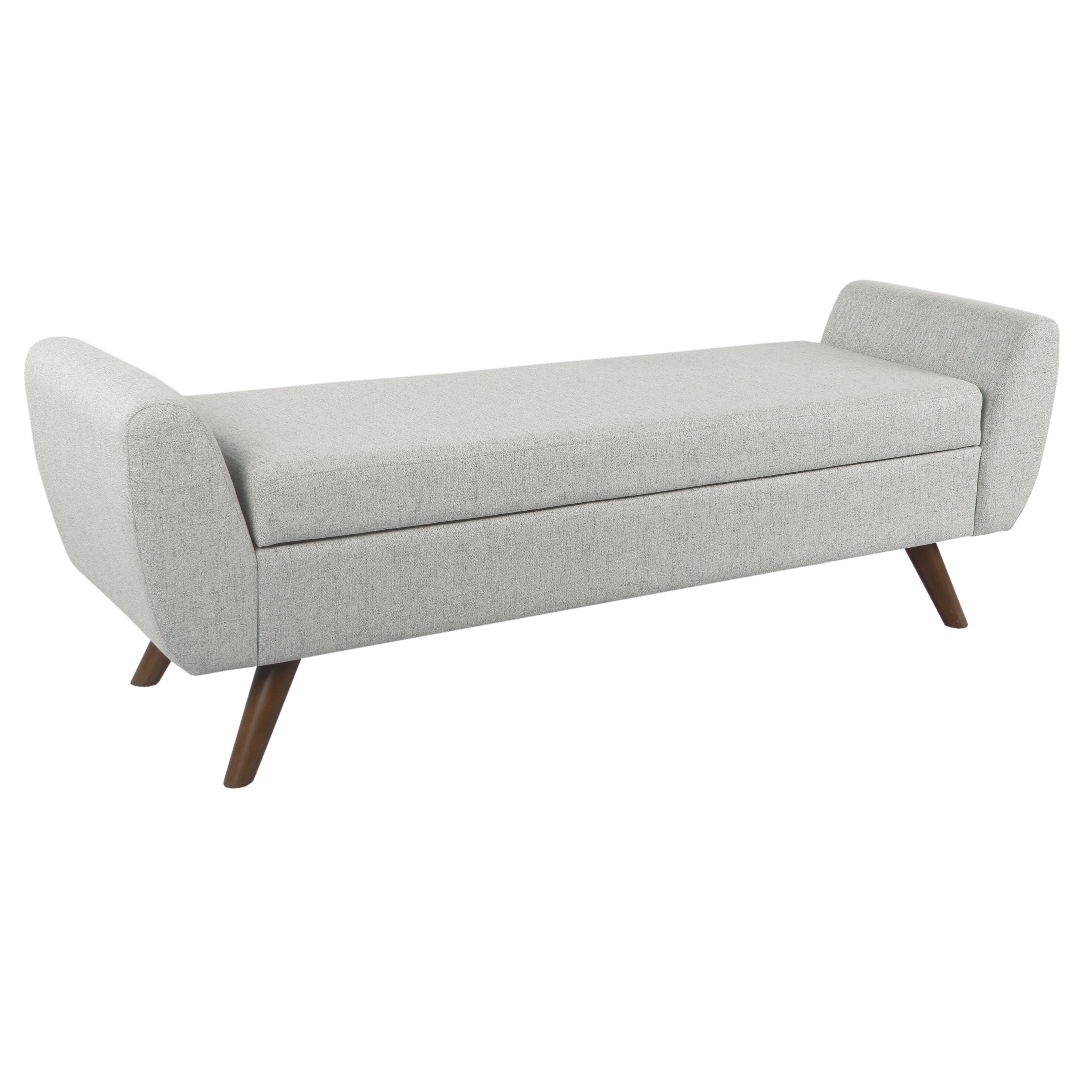 Eldeen Upholstered Flip Top Storage Bench