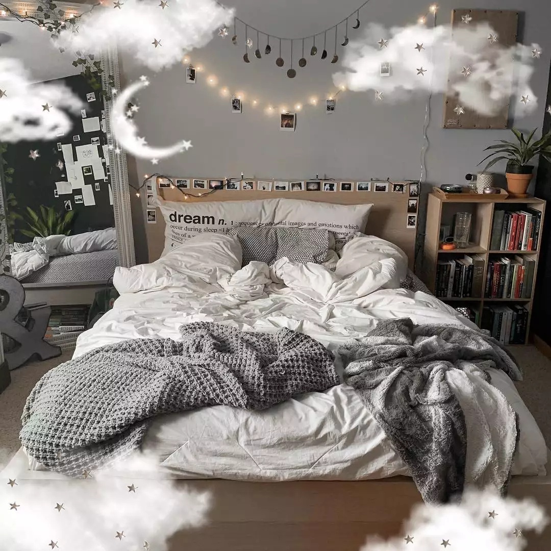 Aesthetic room with cozy vibes