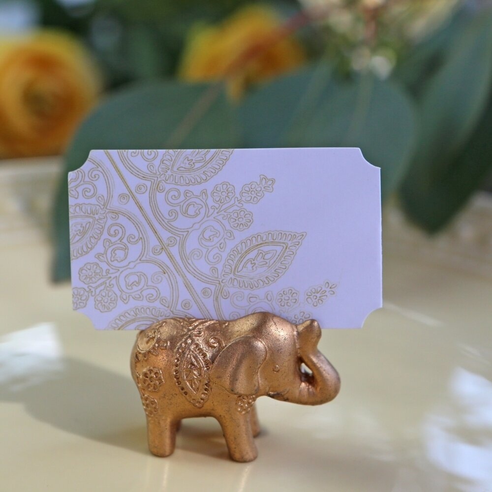 Elephant Place Card Holder