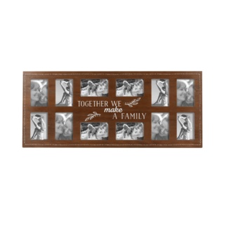 Personalized Puzzle Picture Frame - Together We Make A Family - 4x6