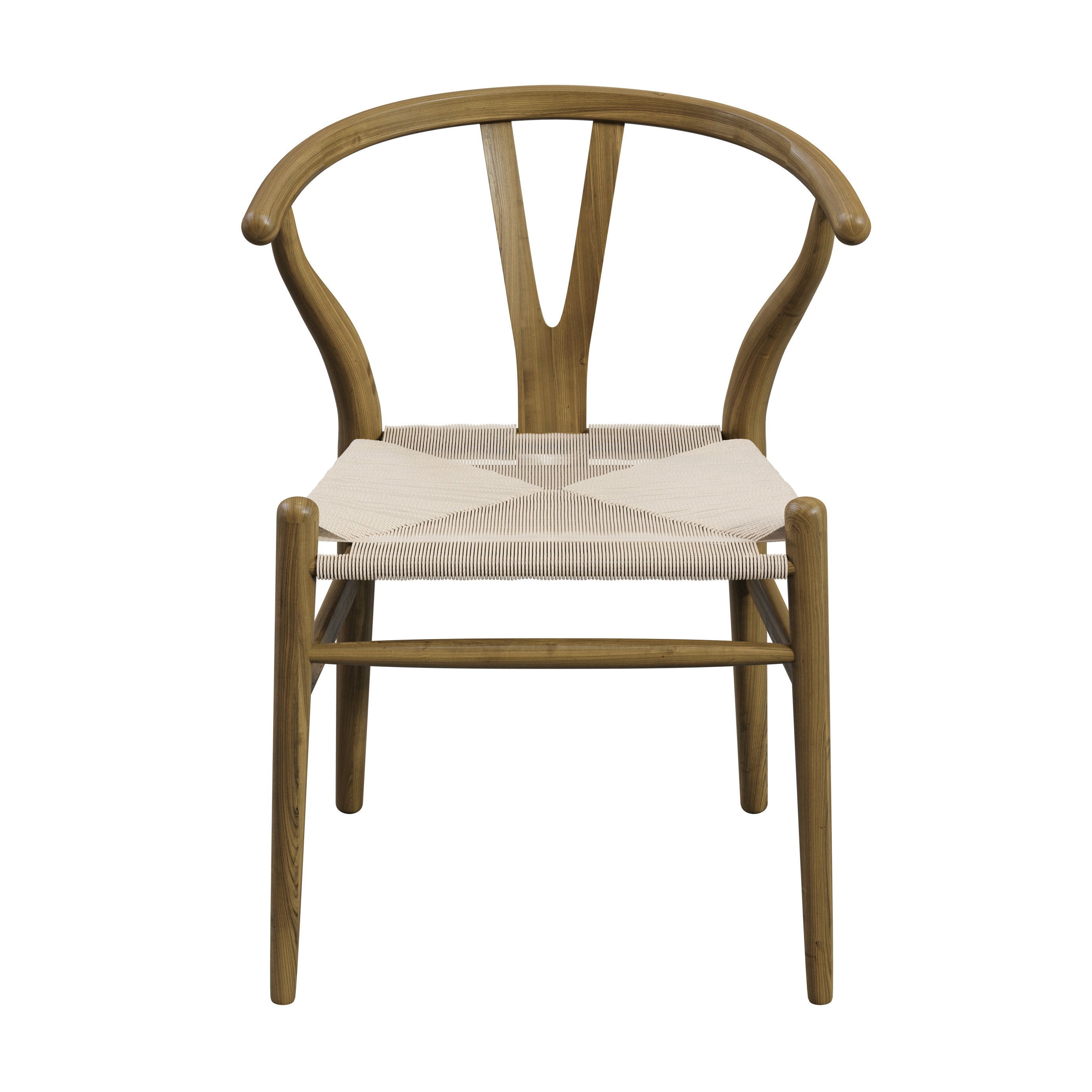 Emmarae Solid Wood Folding Stacking Arm Chair in Blonde
