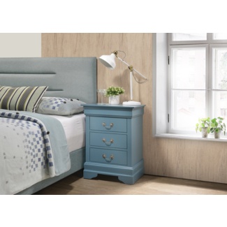 Emst Solid + Manufactured Wood Nightstand