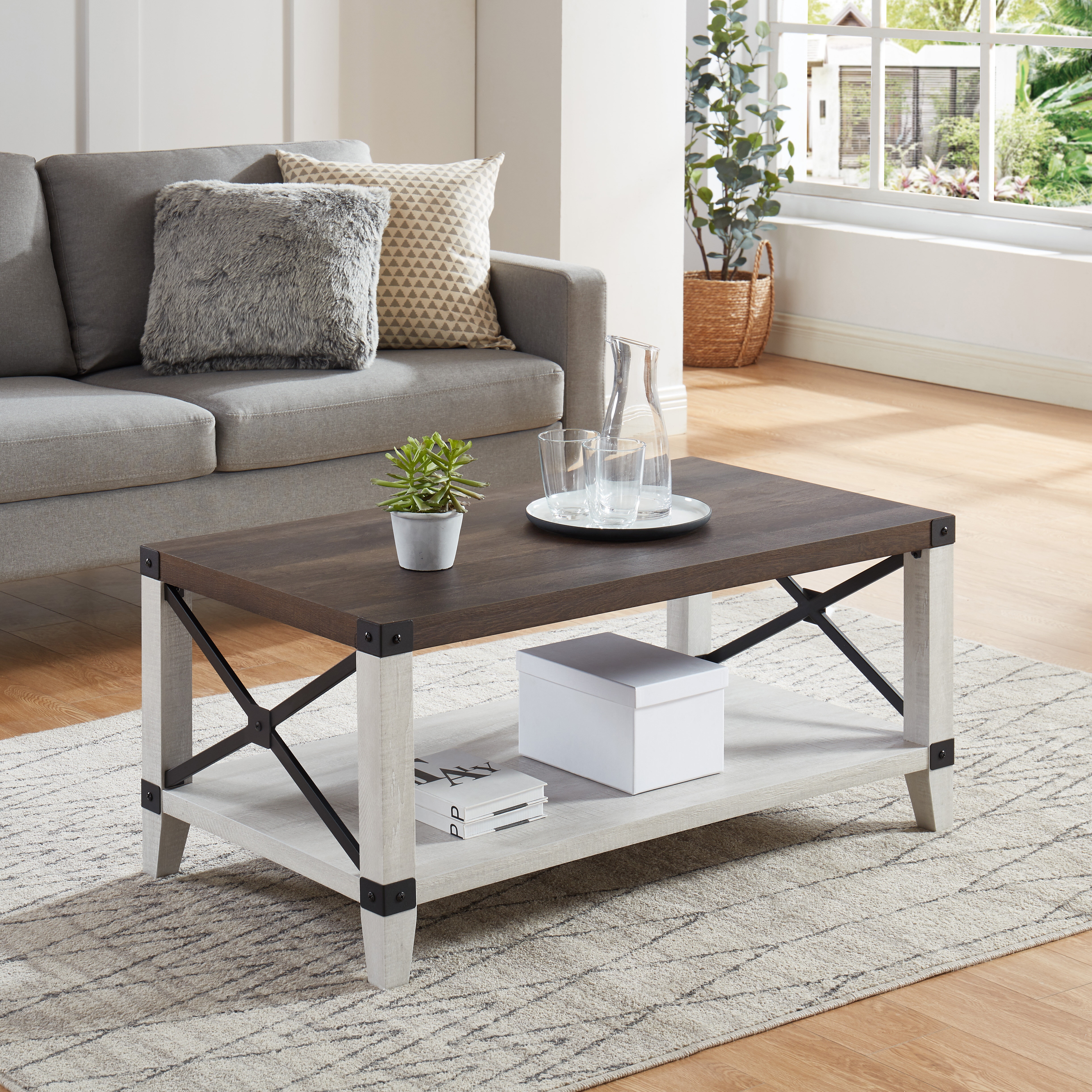 The gray barn kujawa metal x online coffee table