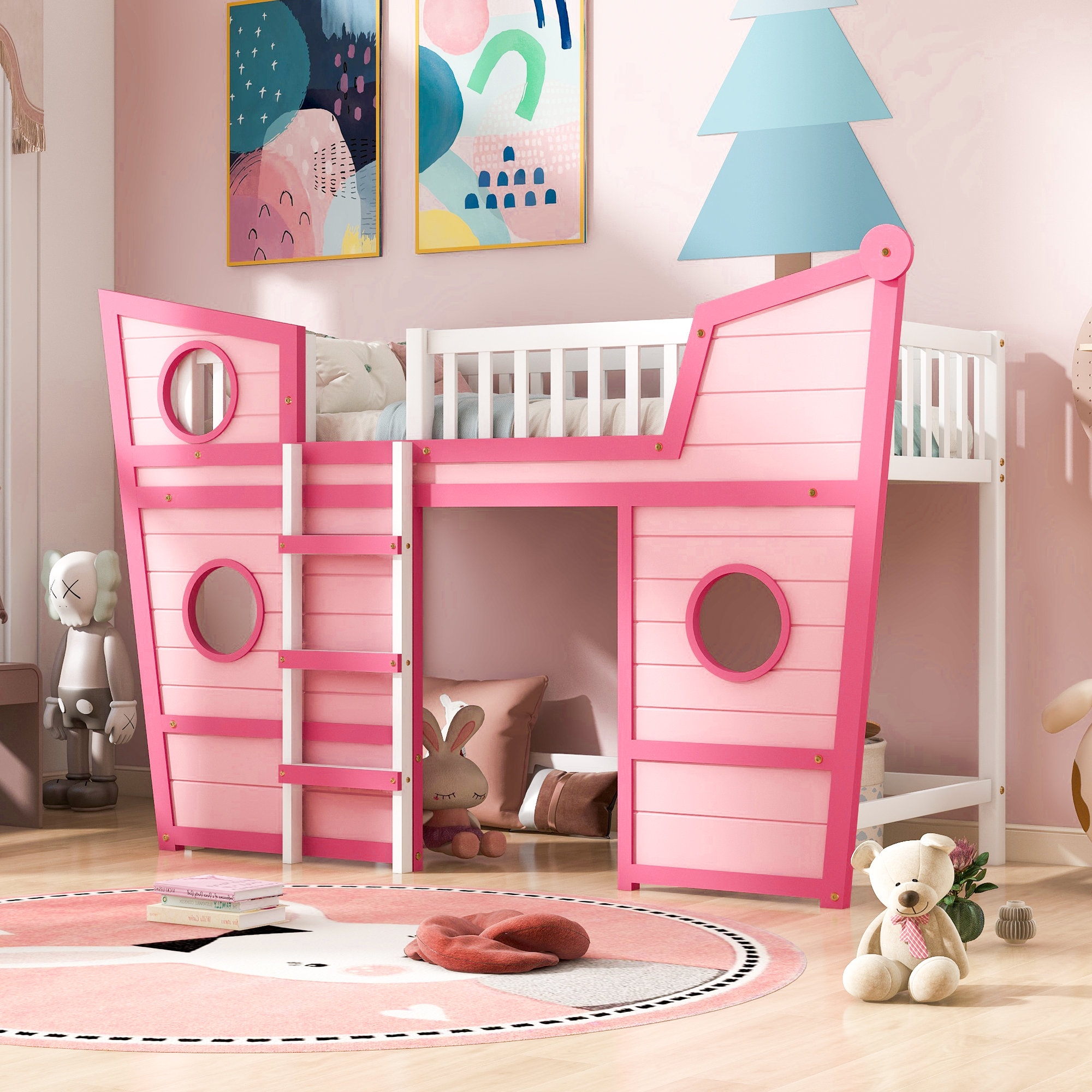 Evalyse Full Platforms Loft Bed by Harriet Bee