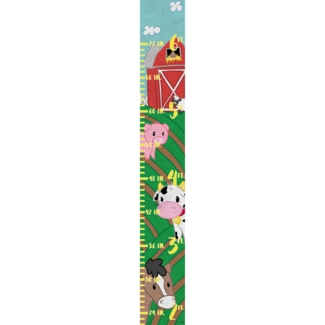 Everalda Happy Baby Farm Animals Personalized Growth Chart