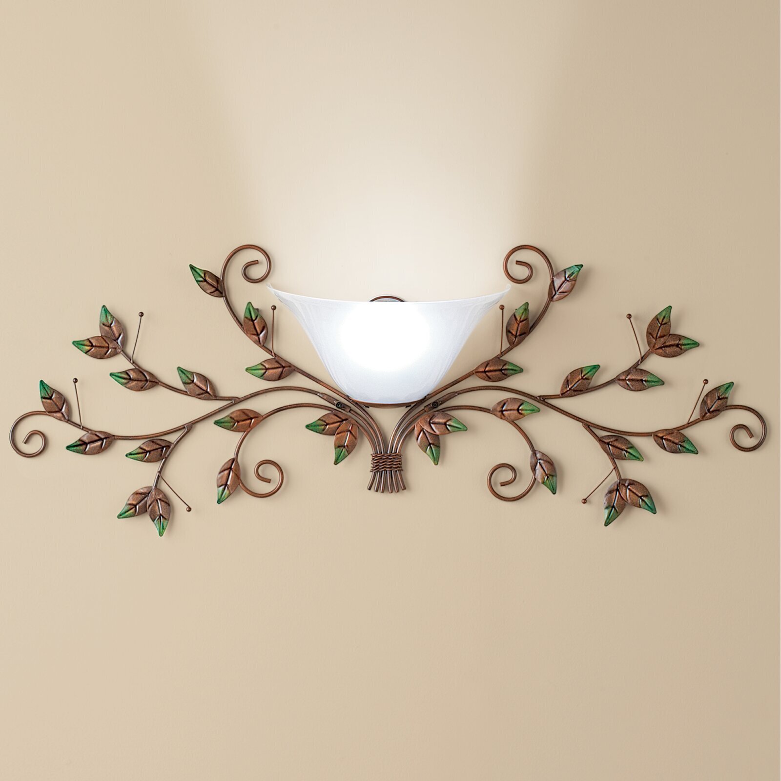 Eye catching large wall mounted decorative light