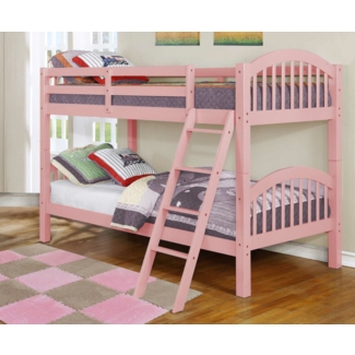 Fairbank Twin Over Twin Standard Bunk Bed by Harriet Bee