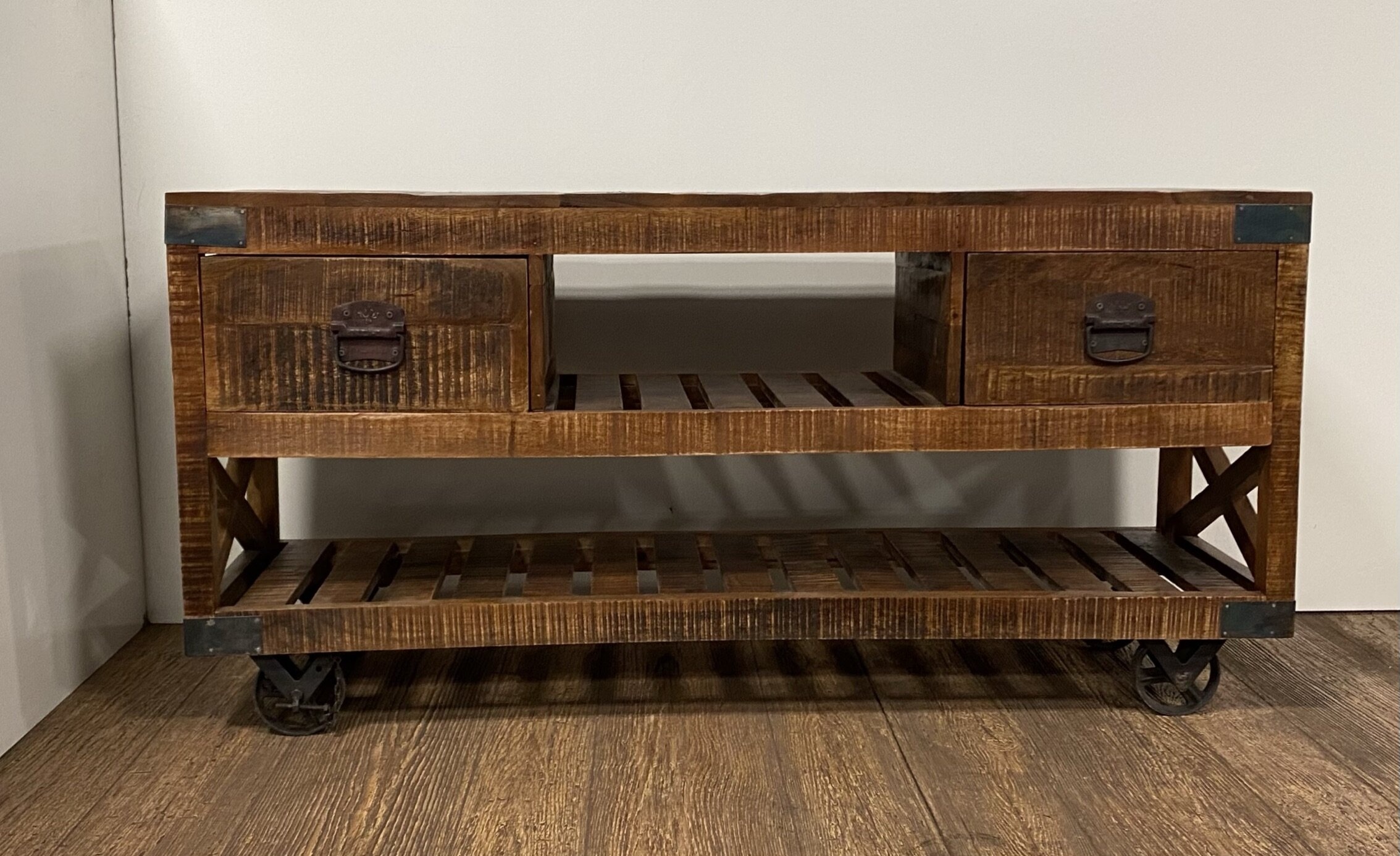 Falstaf 59'' Solid Wood Console Table