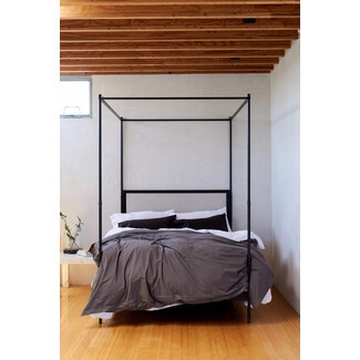 Family photo in a beautifully designed bedroom