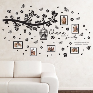 Tree Leaves Wall Decal, Tree Leaves Wall Decal for Bedroom, Office & Vinyl  Birds Leaves Tree Wall Decal Tree Stickers