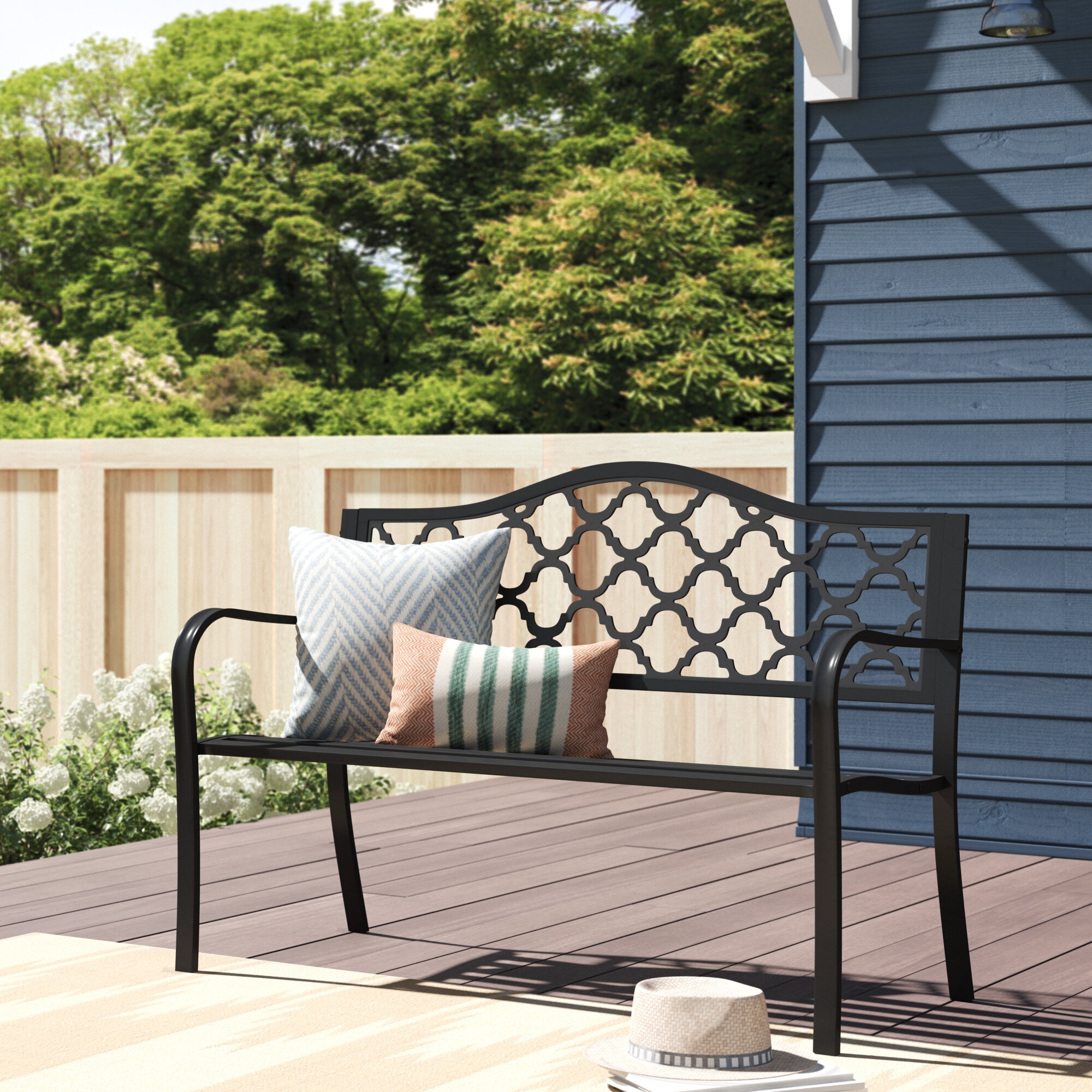Farrelly Metal Outdoor Bench