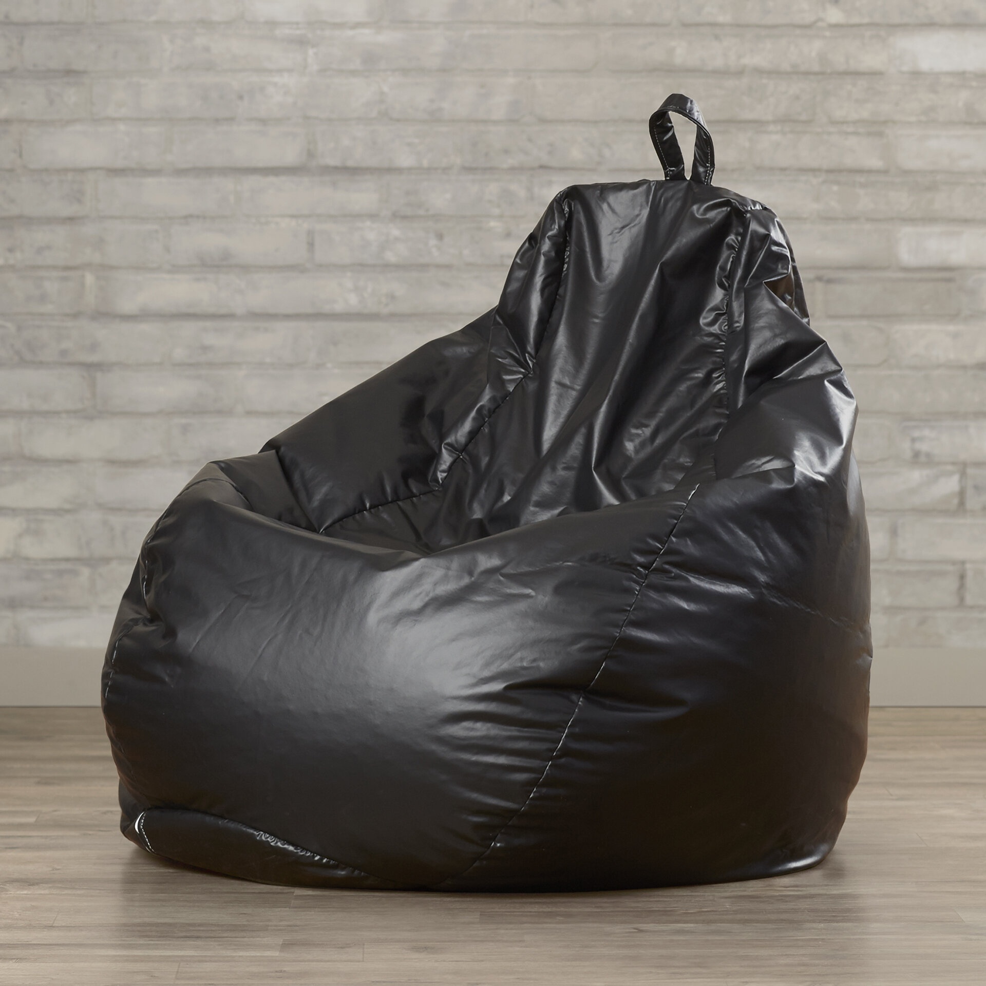 Faux Leather Bean Bag Chair & Lounger