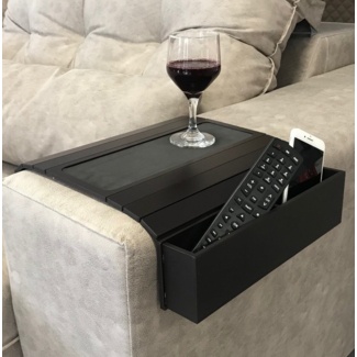 Couch Drink Cup Holder Sofa Armrest Tray Organizer Portable