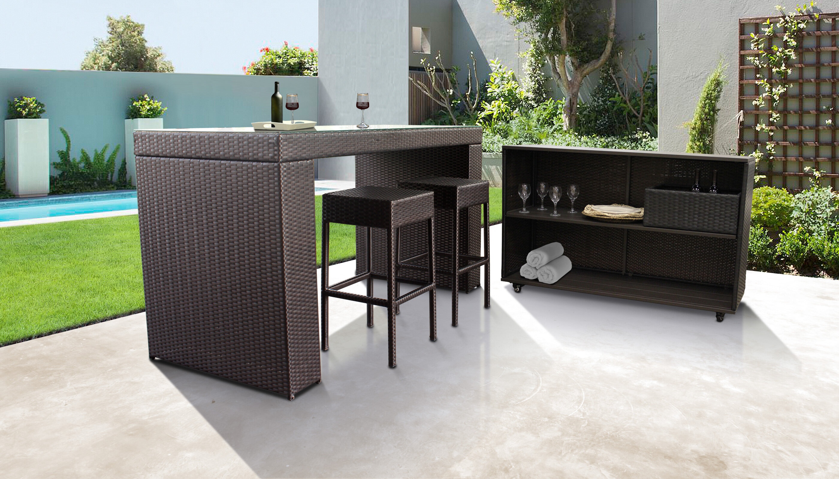 Fernando 5 Piece Bar Set