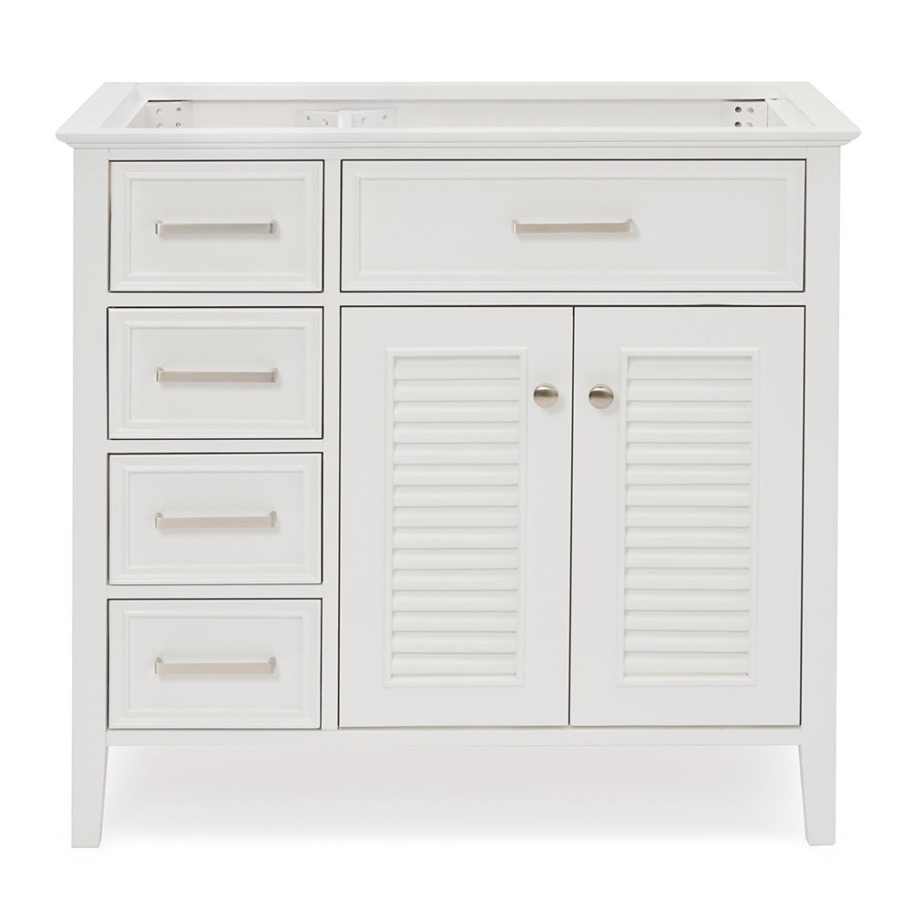 Ferree Right Offset 37" Single Bathroom Vanity Base Only