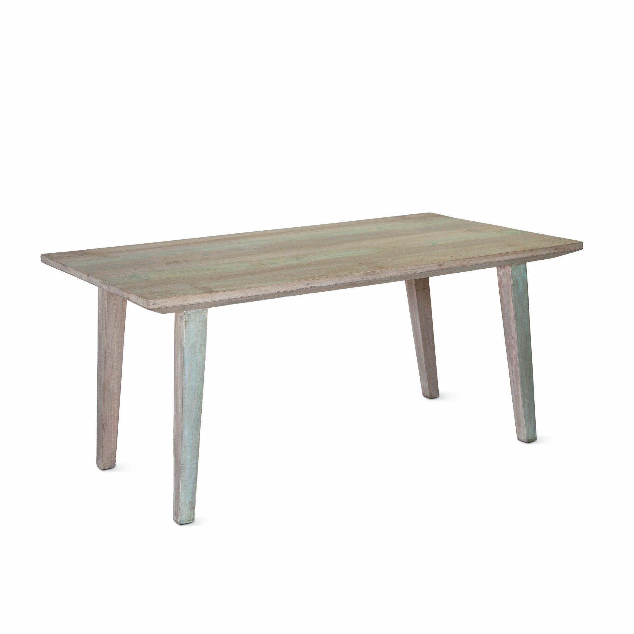 Fleta 66'' Teak Solid Wood Dining Table