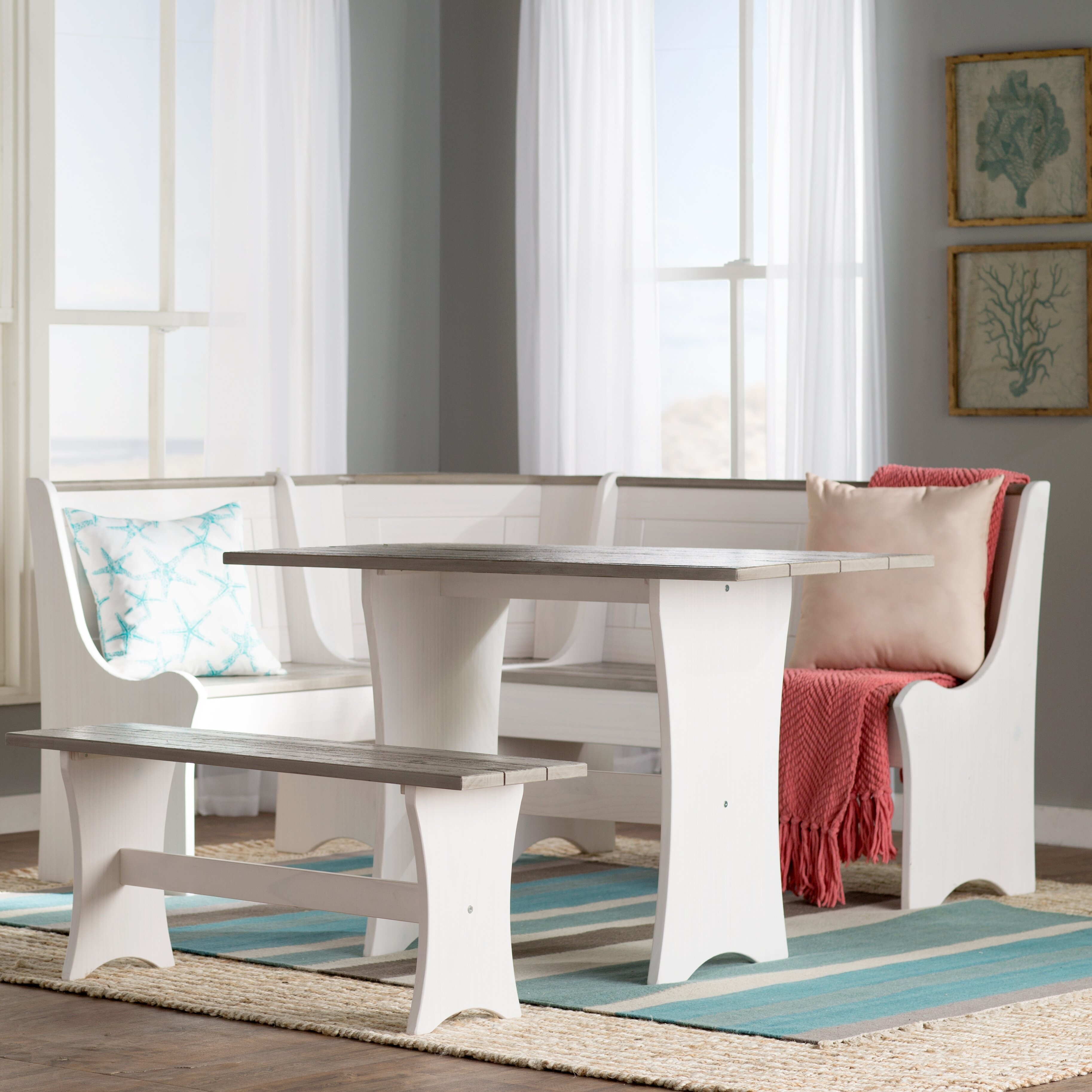 Floros 6 - Person Breakfast Nook Dining Set