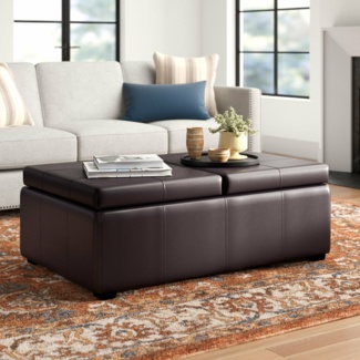Fordbridge Vegan Leather Storage Ottoman