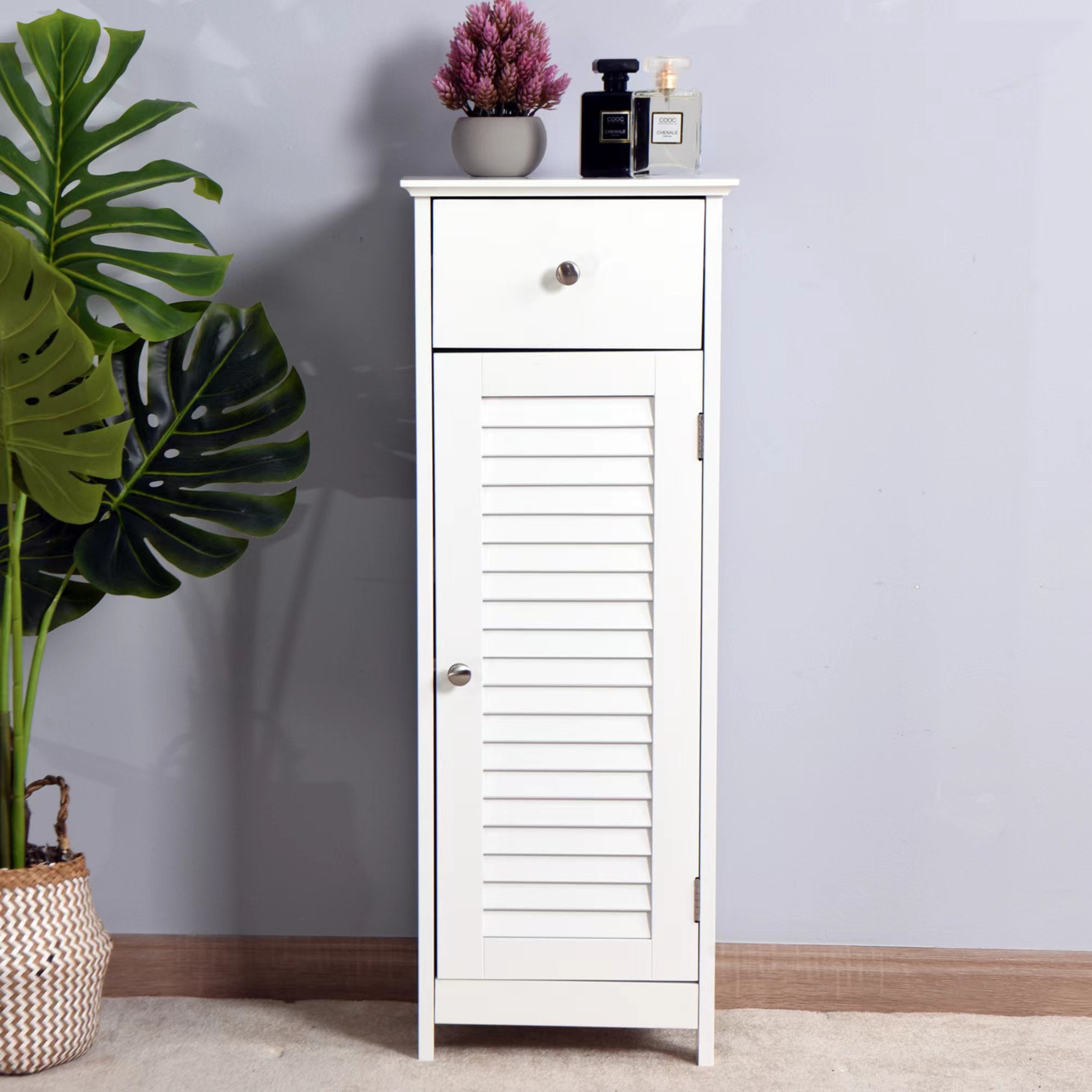 12 inch deals wide linen cabinet