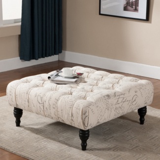 Freitas Vegan Leather Ottoman