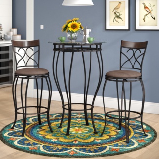 Fretwell 2 - Person Bar Height Dining Set