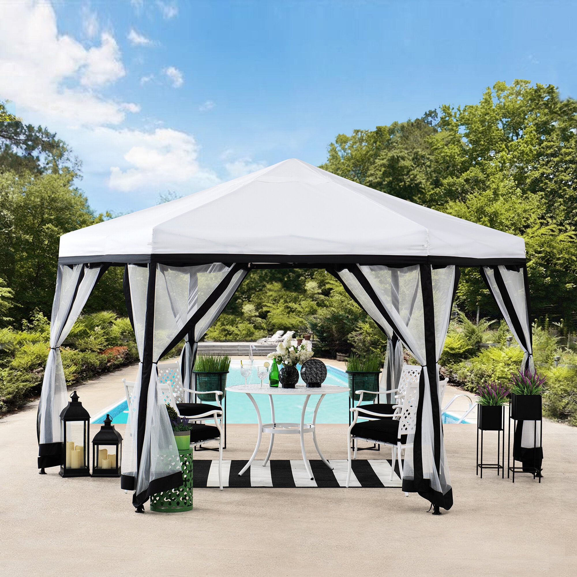 Gandara 11 Ft. W x 11 Ft. D Steel Pop-Up Gazebo