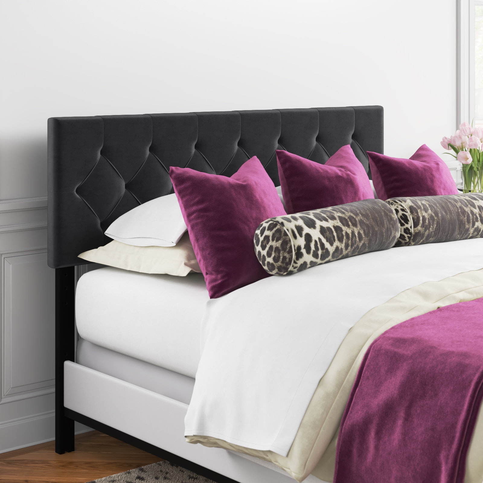 Gatlin Velvet Upholstered Headboard