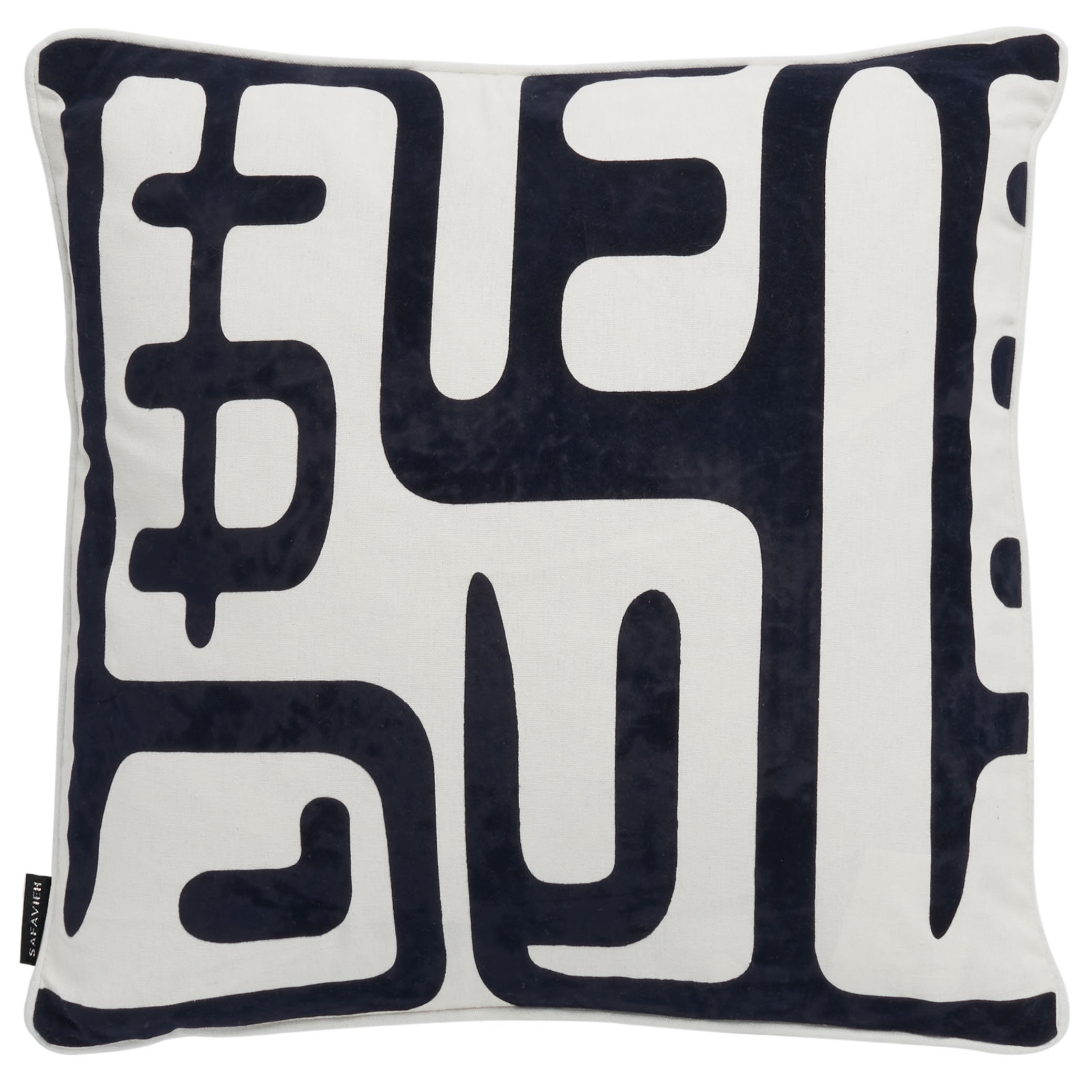 Geometric Linen Throw Pillow