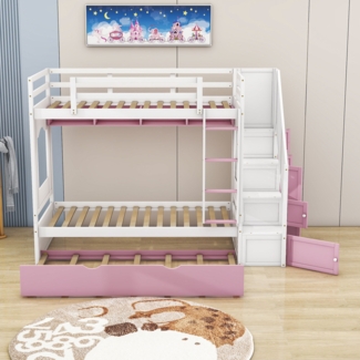 Gerek Standard Bunk Bed with Trundle by Harriet Bee