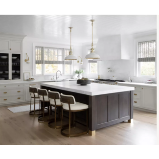 Glam and rustic kitchen design