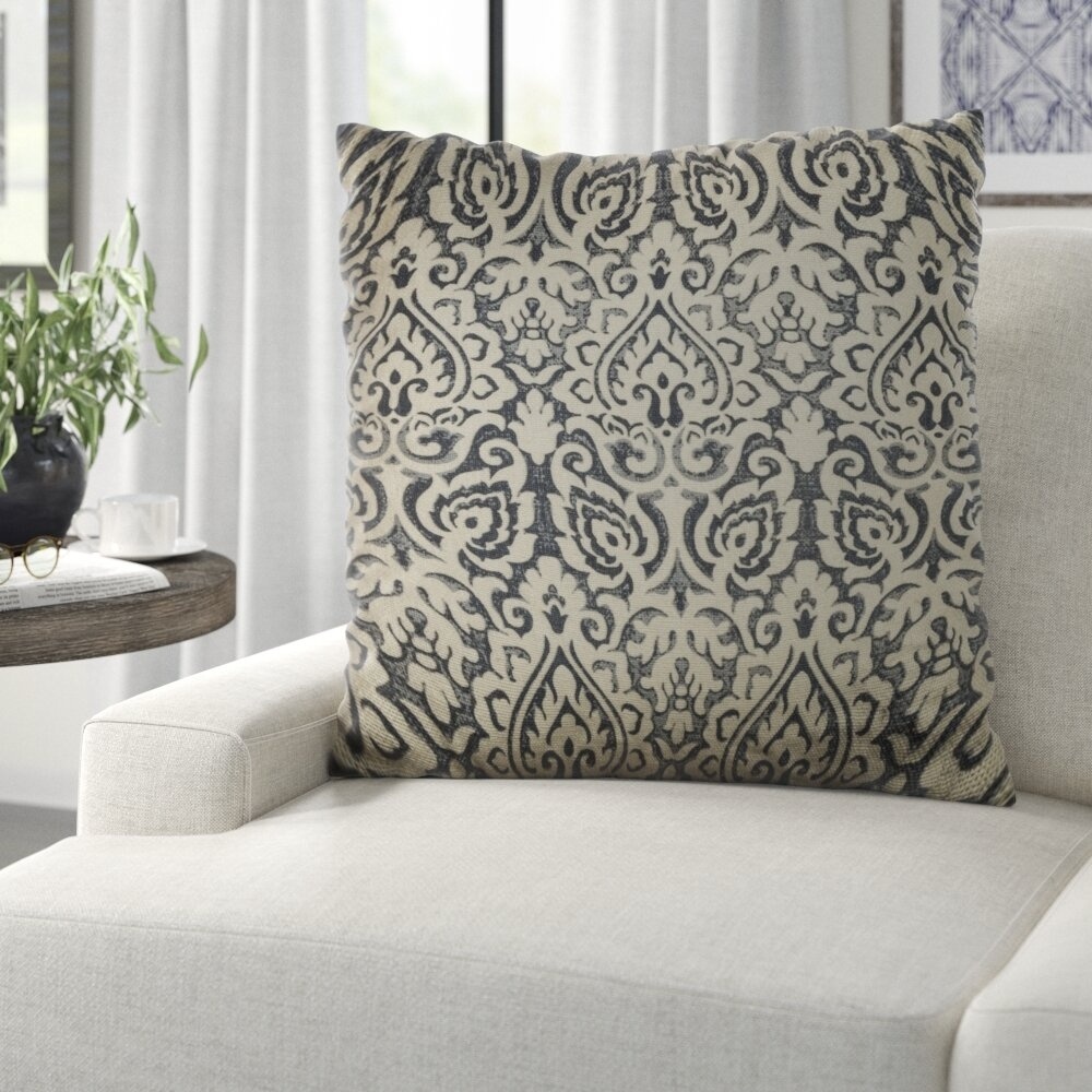 Godines Damask Throw Pillow