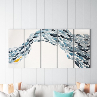 Goldfish by Norman Wyatt Jr. - 5 Piece Wrapped Canvas