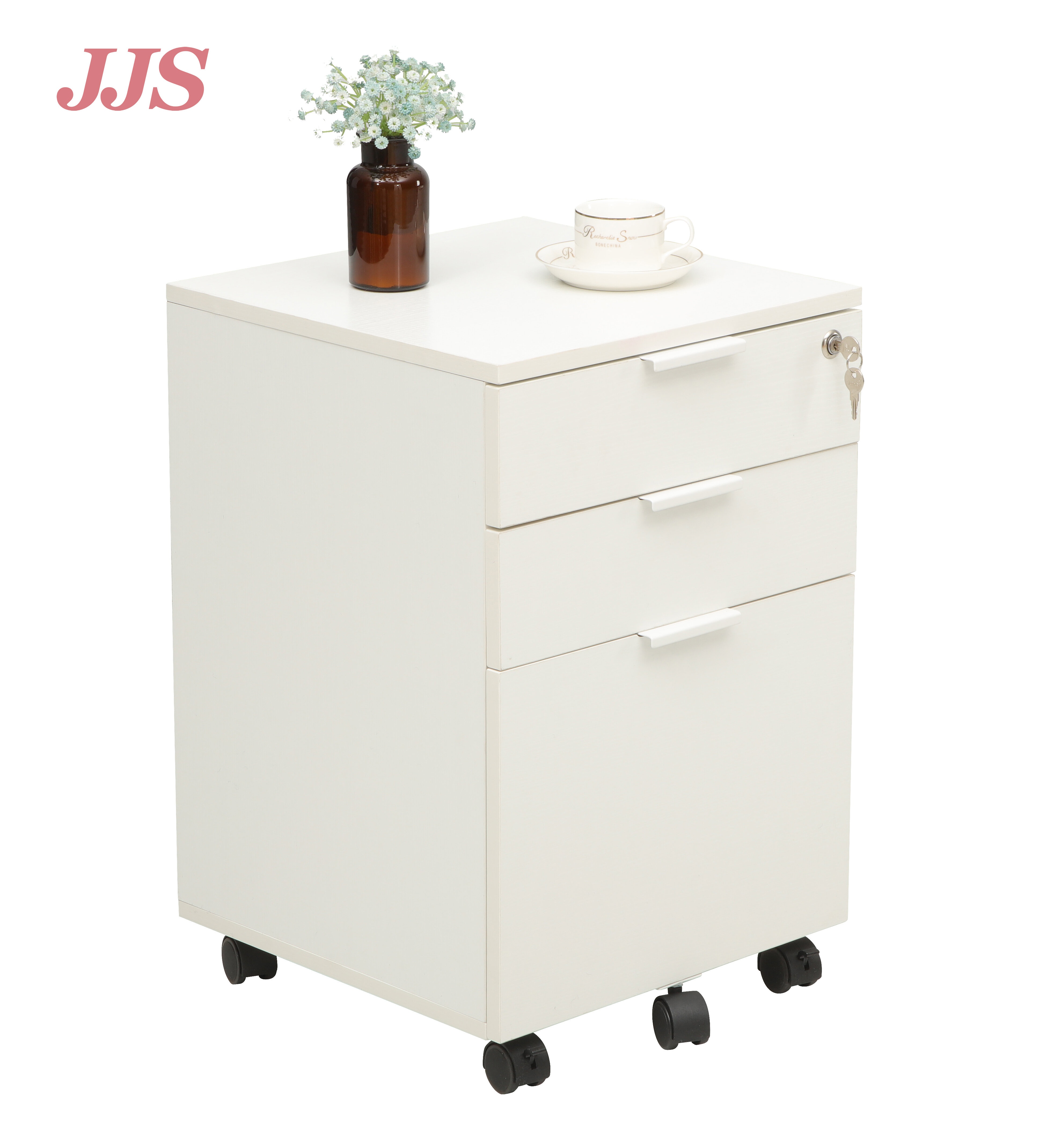 Gosser 15.7'' Wide 3 -Drawer Mobile Vertical Filing Cabinet