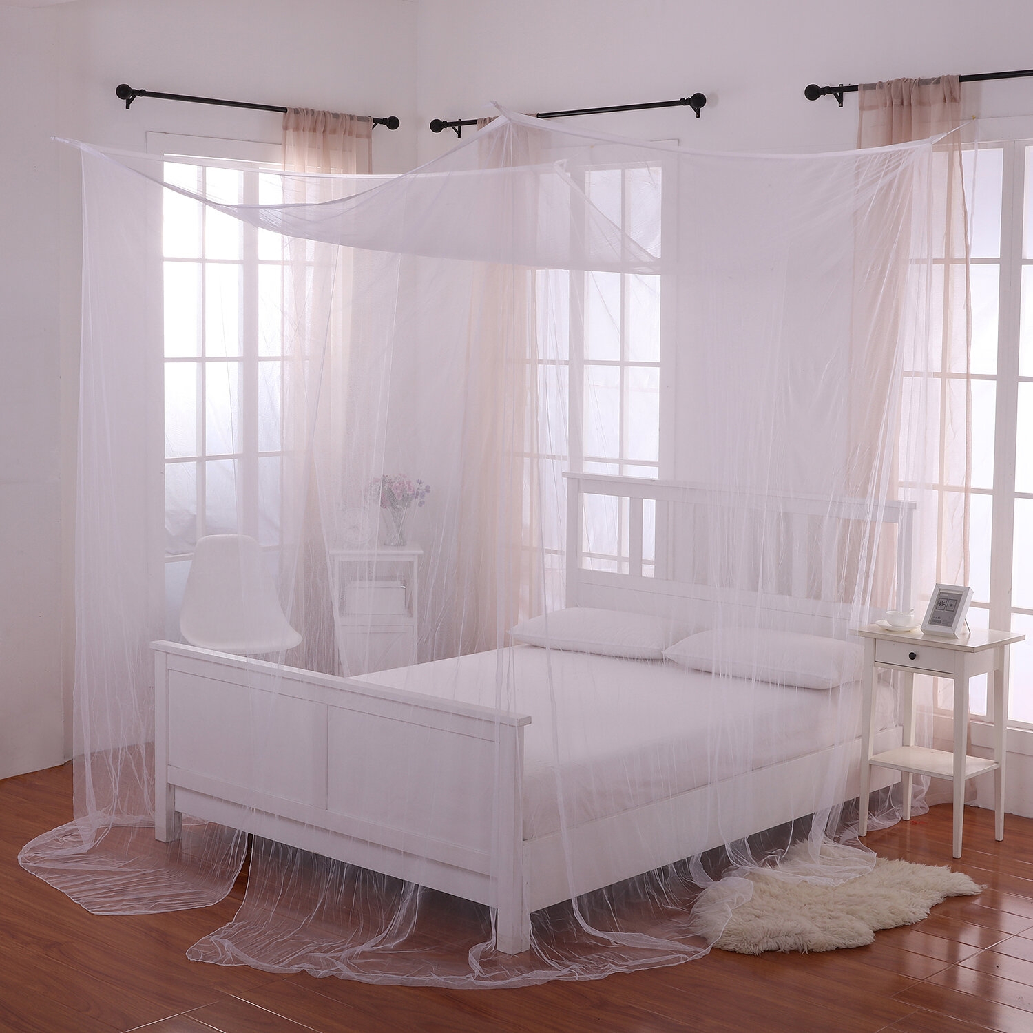 White Bed Canopy - VisualHunt