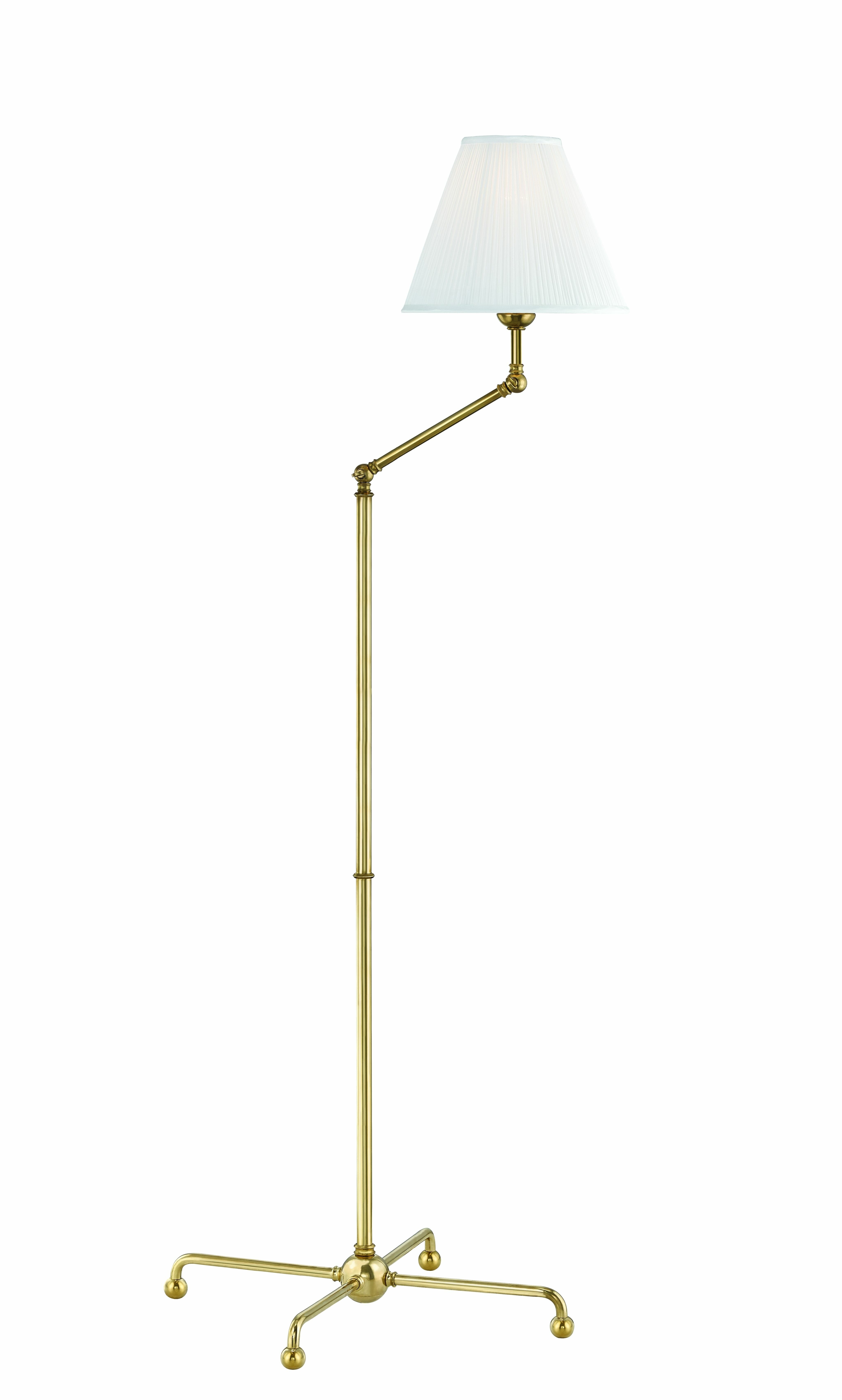 Grammerson 60" Swing Arm Floor Lamp