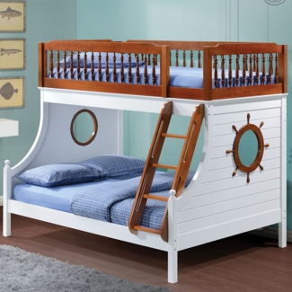 Greggory Twin Over Full Standard Bunk Bed by Harriet Bee