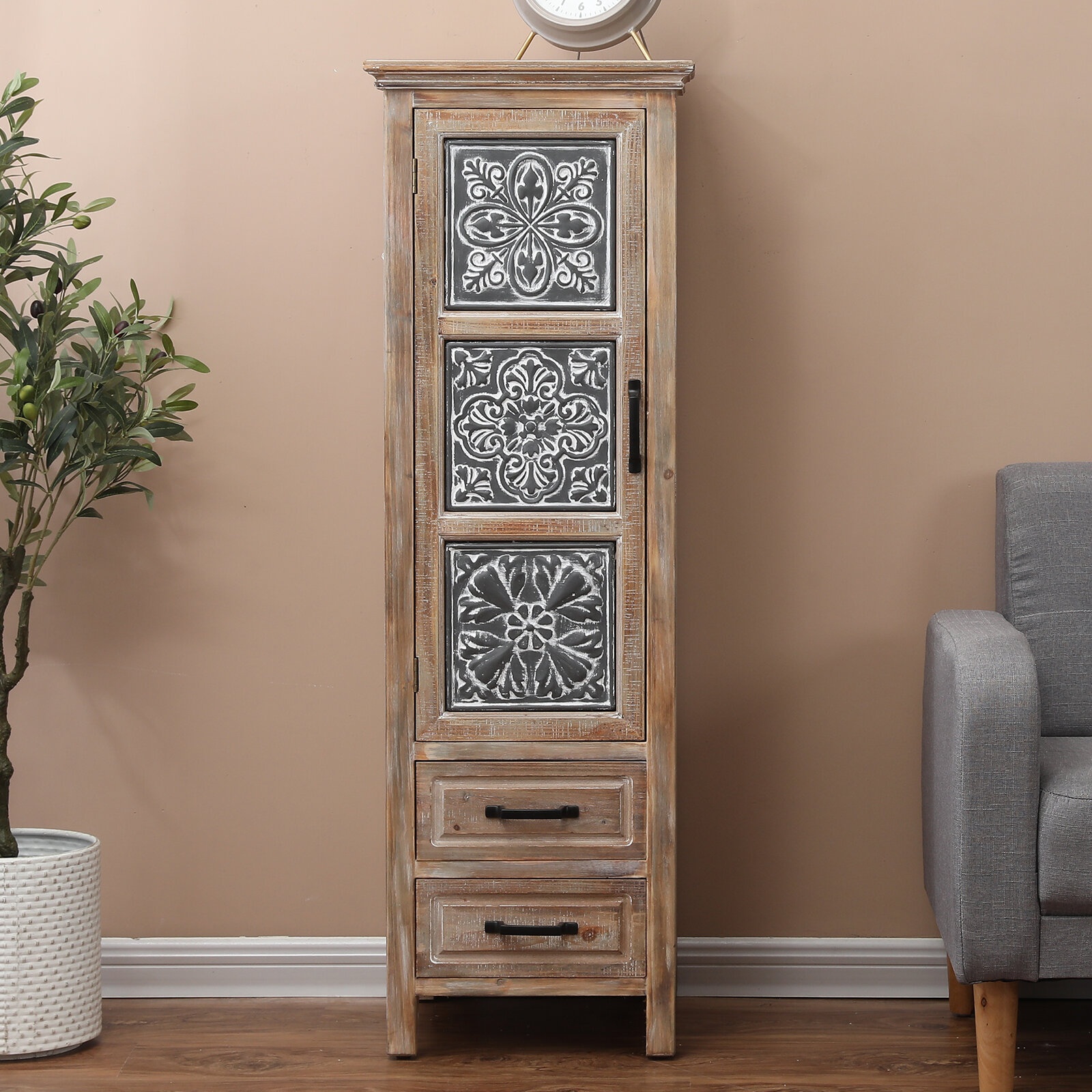 Tall Wood Storage Cabinets With Doors - VisualHunt