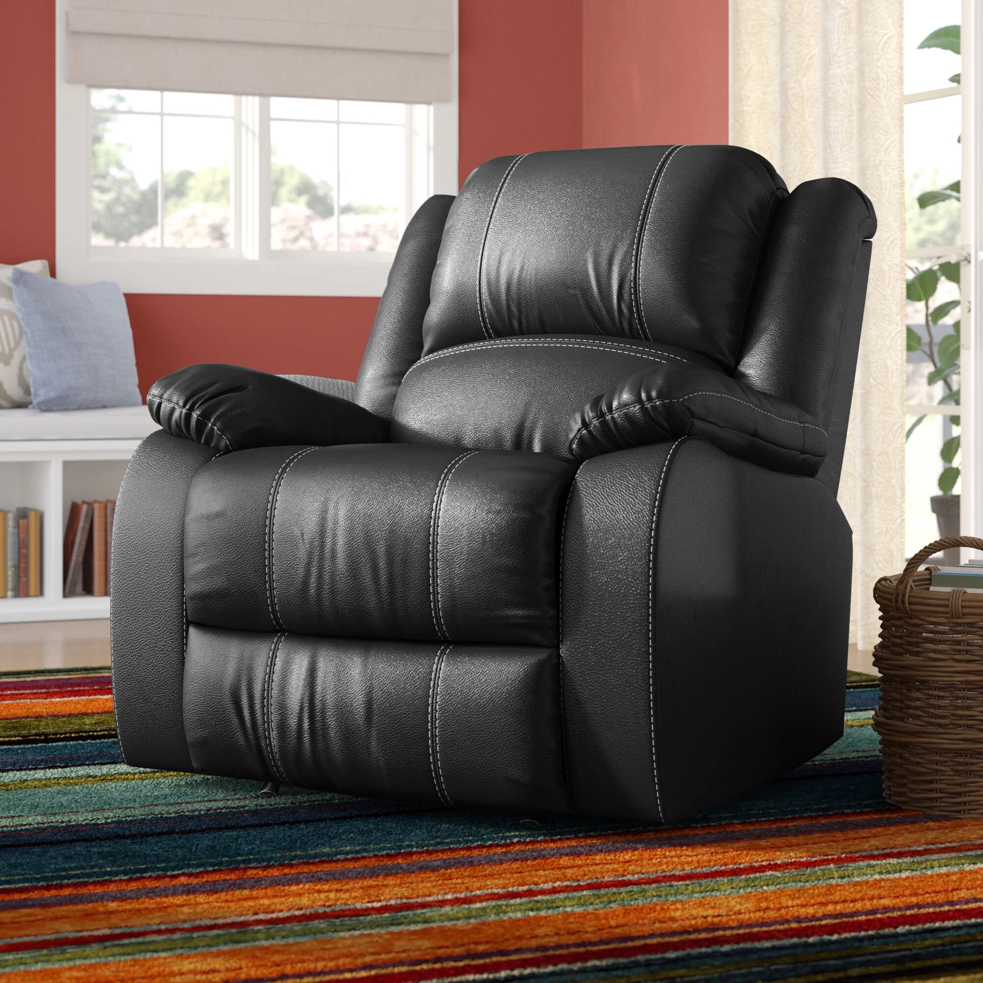 Slimline rocker online recliner