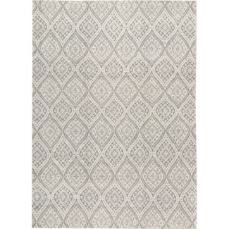 Hand-Knotted High-Quality Silver and Gray Area Rug