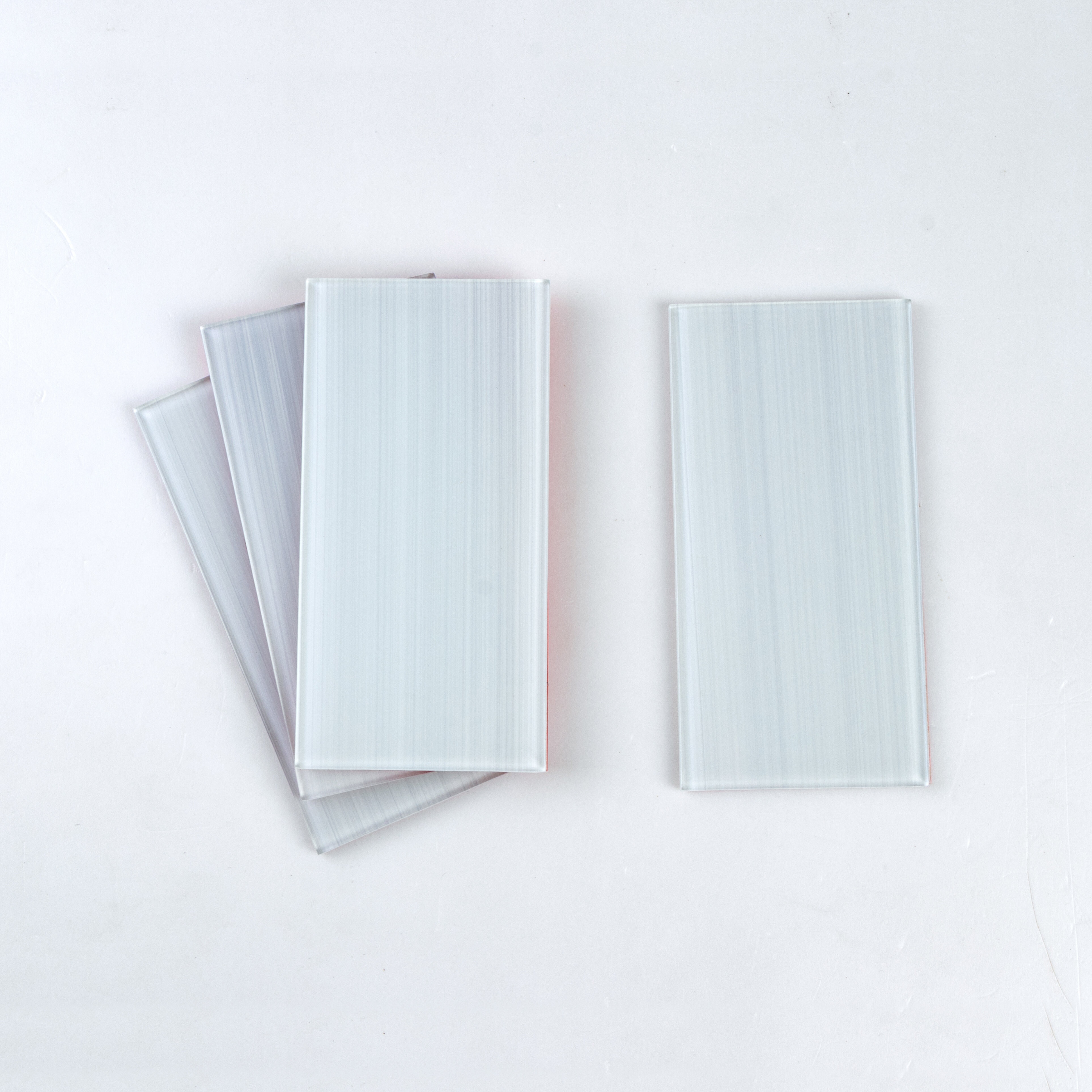 Hand Painted Series 3" x 6" Glass Peel & Stick Subway Tile