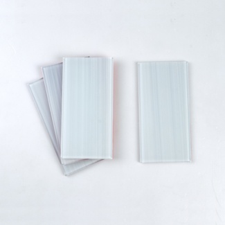 Hand Painted Series 3" x 6" Glass Peel & Stick Subway Tile