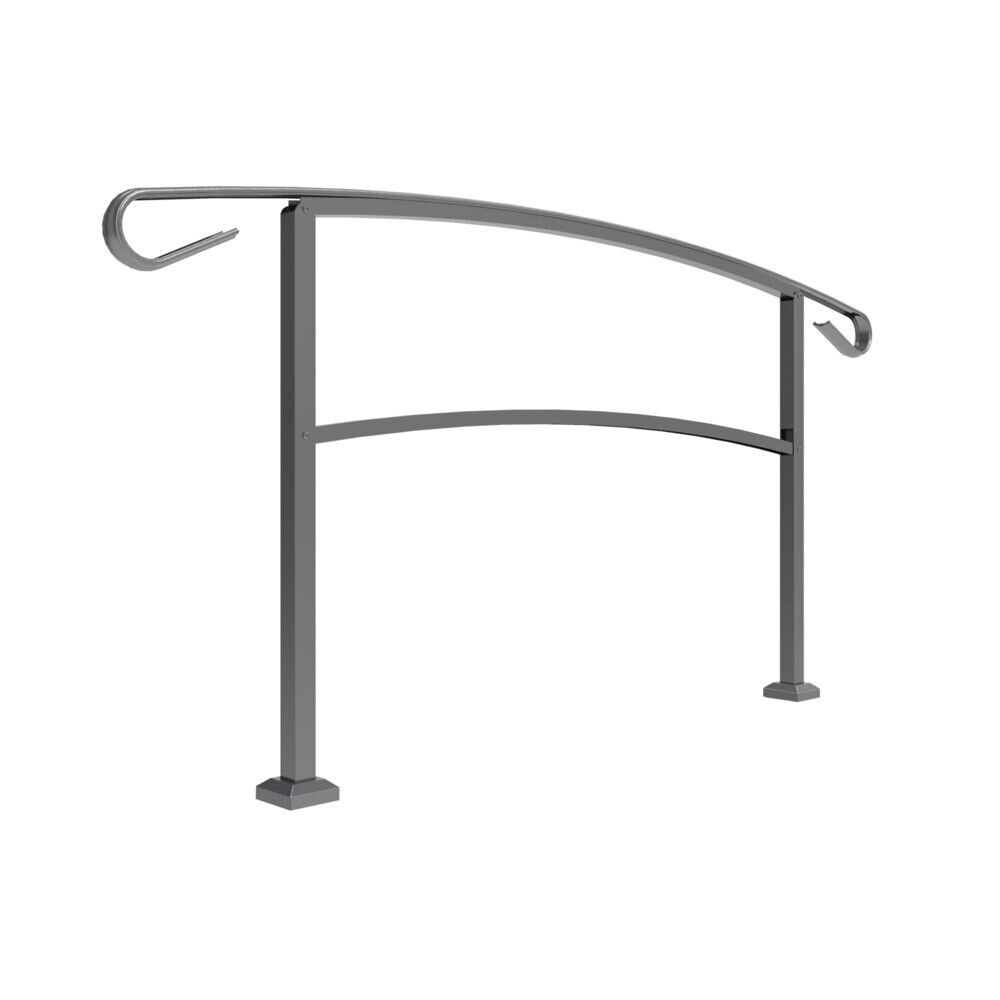 Handirail 5-Step Aluminum Rail Kit, Aged Bronze