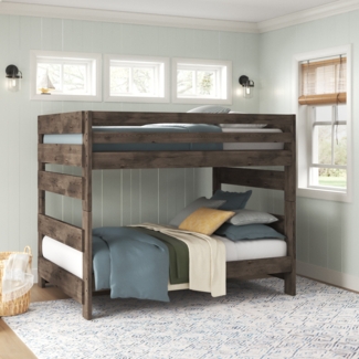 Harlan Full Over Full Solid Wood Standard Bunk Bed by Sand & Stable™