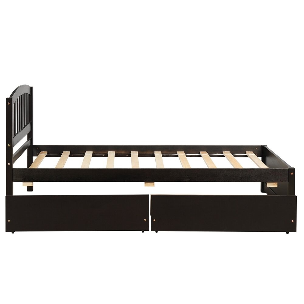 Haroutun Solid Wood Storage Bed