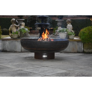 Harrogate Steel Wood Burning Outdoor Fire Pit
