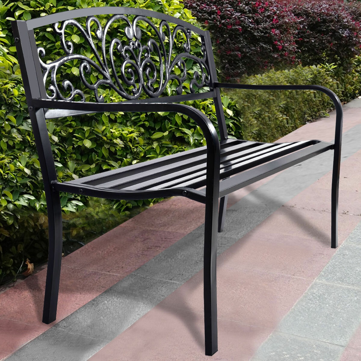 Hartwig Metal Outdoor Bench